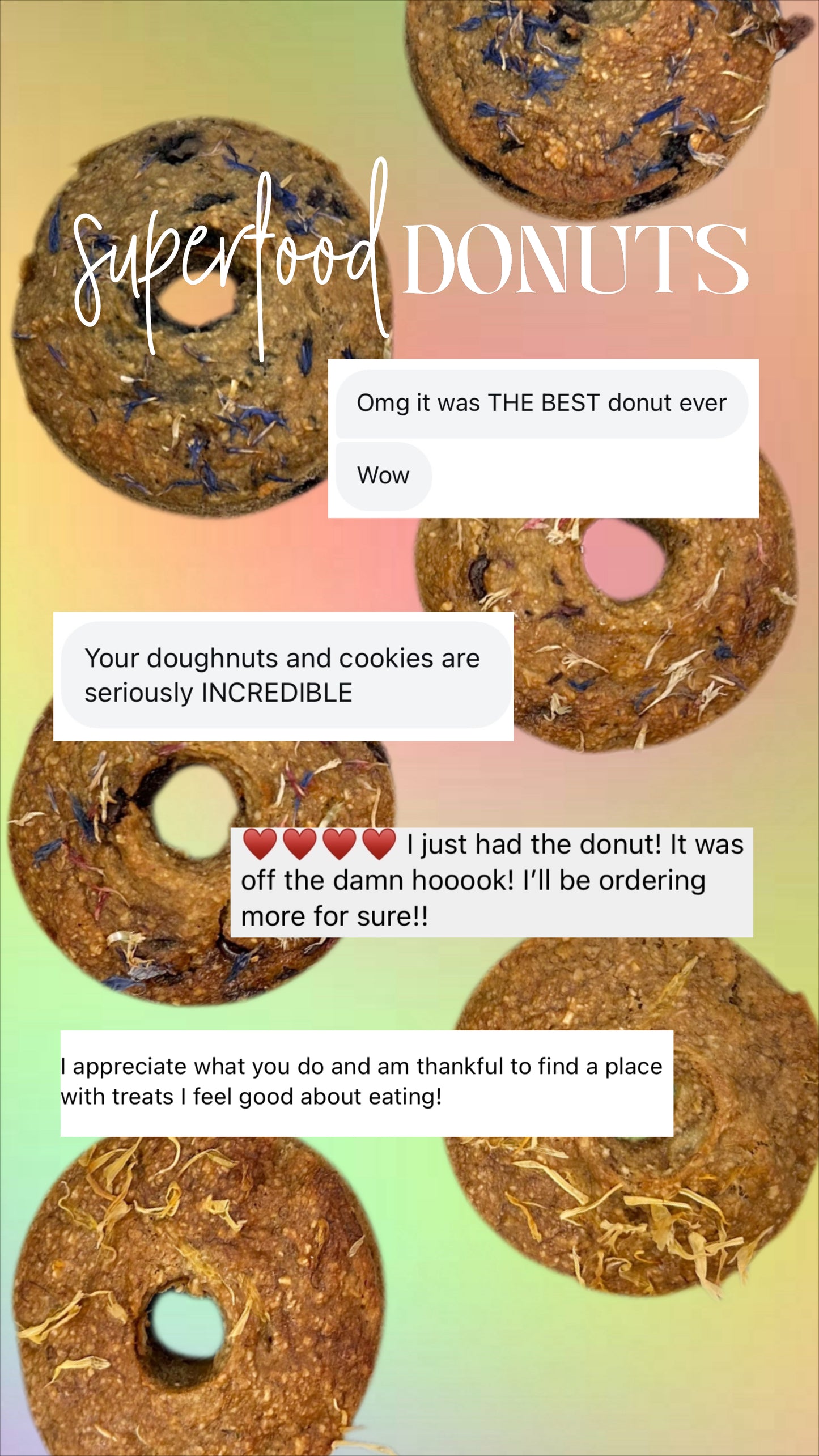 superfood banana donuts