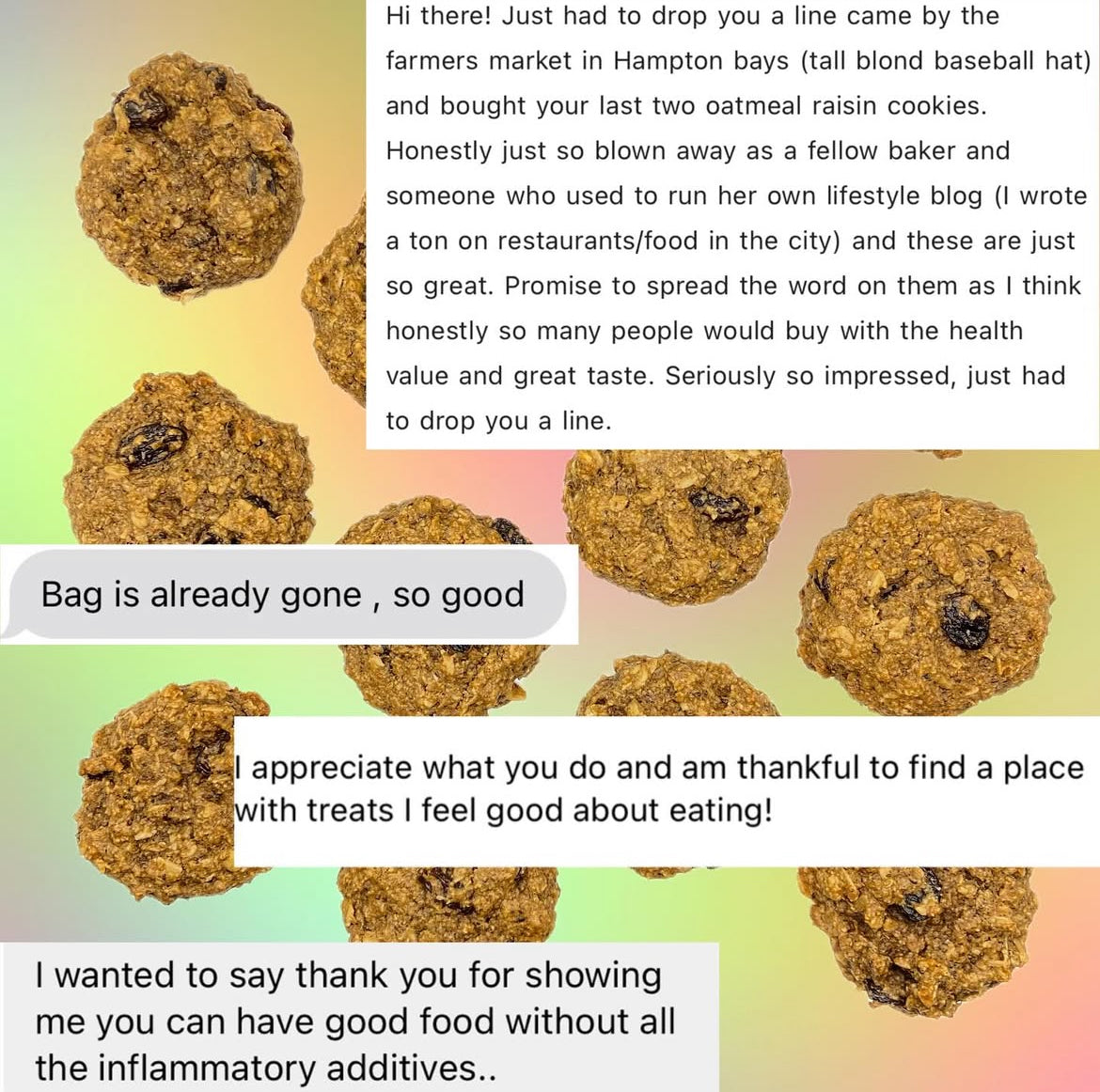 oaty raisin superfood cookies